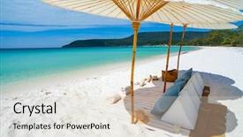  Presentation with white sand - Cool new presentation design with koh rong island in cambodia backdrop and a lemonade colored foreground