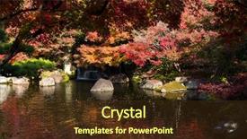  Presentation with maple - Cool new theme with kokoen garden with maple tree backdrop and a tawny brown colored foreground