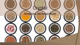  Presentation with liver - Colorful PPT theme enhanced with tea powder - liver detox health food selection backdrop and a coral colored foreground