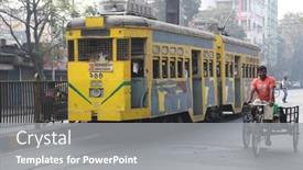  Presentation with calcutta - Slides with kolkata-india-feb-15-traditional background and a gray colored foreground