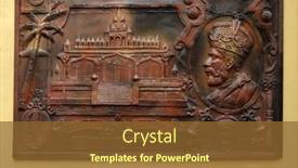  Presentation with silver jubilee - Beautiful presentation theme featuring kolkata-india-february-09-2016 backdrop and a tawny brown colored foreground