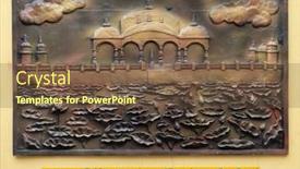  Presentation with india bihar - Beautiful slide deck featuring kolkata-india-february-09-jalmandir backdrop and a tawny brown colored foreground