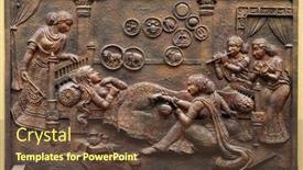  Presentation with jain - Audience pleasing slide set consisting of kolkata-india-february-09-queen backdrop and a tawny brown colored foreground