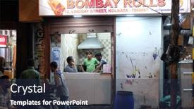  Presentation with street food - 