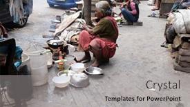  Presentation with street food - 