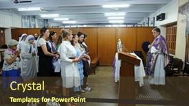  Presentation with mass - Presentation theme having kolkata-india-march-01-2020 background and a tawny brown colored foreground