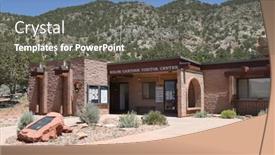  Presentation with access - Beautiful slide deck featuring kolob-canyons-zion-utah-june backdrop and a gray colored foreground