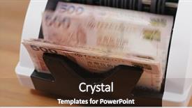  Presentation with simple japan hong kong - Beautiful presentation theme featuring kong dollar on automatic machine backdrop and a  colored foreground