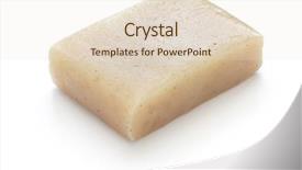  Presentation with heart healthy diet and nutrition - Presentation theme enhanced with konnyaku japanese healthy diet food background and a lemonade colored foreground