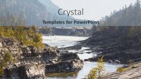  Presentation with montana - Slide deck with kootenay-river-in-rocky-mountains background and a light blue colored foreground