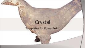  Presentation with traditional - Presentation theme with history korea - traditional object isolated on white background and a mint green colored foreground