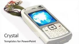  Presentation with wireless - Audience pleasing slide set consisting of  backdrop and a  colored foreground