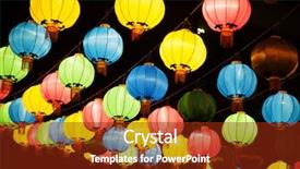  Presentation with chinese lantern - Amazing PPT layouts having korea traditional new year - chinese lantern backdrop and a tawny brown colored foreground