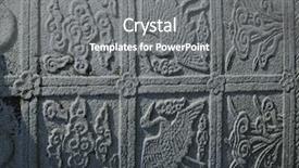  Presentation with traditional culture - Slides featuring korean culture - traditional patterns background and a  colored foreground