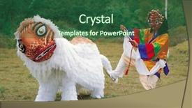  Presentation with korean culture - Audience pleasing presentation theme consisting of korean culture backdrop and a ocean colored foreground