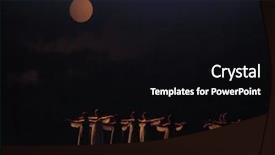  Presentation with korean culture - Amazing theme having korean culture backdrop and a black colored foreground