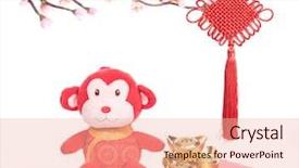  Presentation with chinese traditional - Audience pleasing slide set consisting of korean festival - 2016 is year backdrop and a lemonade colored foreground