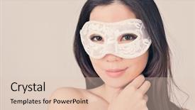  Presentation with asian paint vintage style old - PPT theme consisting of korean festival - portrait of asian young beautiful background and a lemonade colored foreground