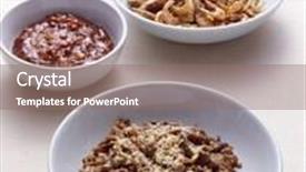  Presentation with korean food - Presentation with korean food side dish background and a coral colored foreground