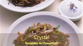  Presentation with korean food - 