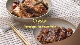  Presentation with korean food - 