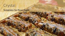  Presentation with korean food - 