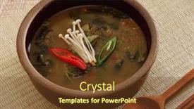  Presentation with korean food - 