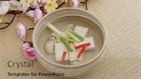  Presentation with korean food - 