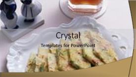  Presentation with korean - Slide deck consisting of korean pancake background and a light gray colored foreground