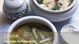  Presentation with korean food - 