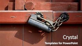  Presentation with korean - Presentation theme enhanced with korean tradition and symbol background and a tawny brown colored foreground