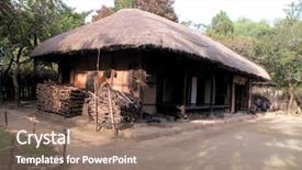  Presentation with korean culture - Audience pleasing presentation consisting of korean tradition backdrop and a  colored foreground