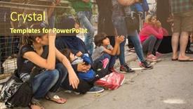  Presentation with pakistan - Presentation design consisting of kos-greece-sep-28-2015 background and a tawny brown colored foreground