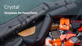  Presentation with refugees - Presentation theme consisting of kos-greece-sep-28-2015 background and a gray colored foreground