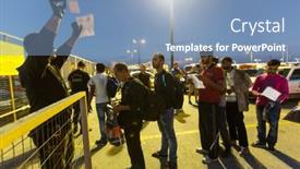  Presentation with refugees - Cool new PPT theme with kos-greece-sep-28-2015 backdrop and a teal colored foreground