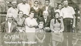  Presentation with family photo - Audience pleasing PPT layouts consisting of kostopil-ukraine-september-30-1960 backdrop and a gray colored foreground