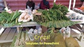  Presentation with sabah - Colorful presentation enhanced with kota-belud-sabah-malaysia backdrop and a coral colored foreground