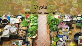  Presentation with malaysia - Beautiful presentation theme featuring kota bharu kelantan malaysia backdrop and a gold colored foreground