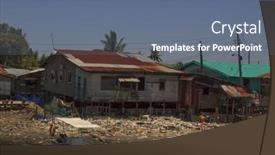  Presentation with plastic pollution - Audience pleasing PPT layouts consisting of kota-kinabalu-malaysia-april-26 backdrop and a ocean colored foreground