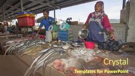  Presentation with environmental - Slide deck consisting of kota-kinabalu-malaysia-may-12 background and a violet colored foreground