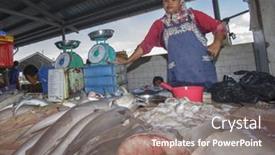  Presentation with environmental - Presentation theme enhanced with kota-kinabalu-malaysia-may-17 background and a coral colored foreground