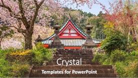  Presentation with japan - Cool new slides with kotokuji-temple-shizuoka-japan backdrop and a tawny brown colored foreground