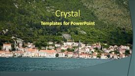  Presentation with kotor montenegro - PPT layouts having kotor-bay-and-old-town background and a tawny brown colored foreground
