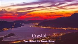  Presentation with kotor montenegro - Slides consisting of kotor-bay-on-sunset-montenegro background and a tawny brown colored foreground