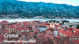  Presentation with kotor montenegro - Presentation theme having kotor montenegro january 6 2016 background and a violet colored foreground