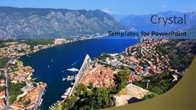 Presentation with kotor montenegro - Beautiful PPT layouts featuring kotor-resort-in-montenegro-europe backdrop and a light blue colored foreground