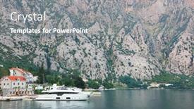  Presentation with kotor montenegro - PPT layouts having kotor-resort-in-montenegro-europe background and a gray colored foreground