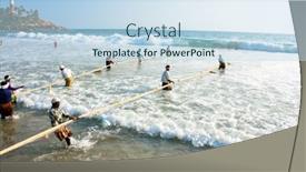  Presentation with kerala - Amazing slides having kovalam-india-january-20-fishermen backdrop and a sky blue colored foreground