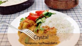  Presentation with curry leaves - Cool new presentation design with kozhi - kerala or south indian chicken backdrop and a  colored foreground