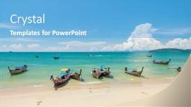  Presentation with krabi - Audience pleasing slide set consisting of krabi-thailand-dec-6-2015 backdrop and a  colored foreground